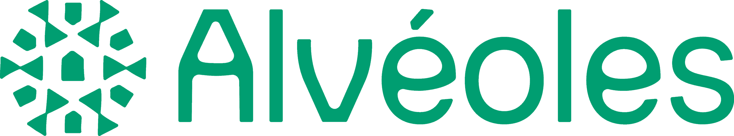 Logo Principal Alveoles – Vert Tropique – fond transparent (1)